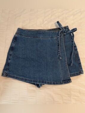 Denim Skort